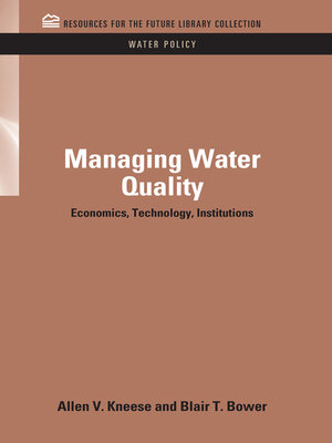 cover image of Managing Water Quality